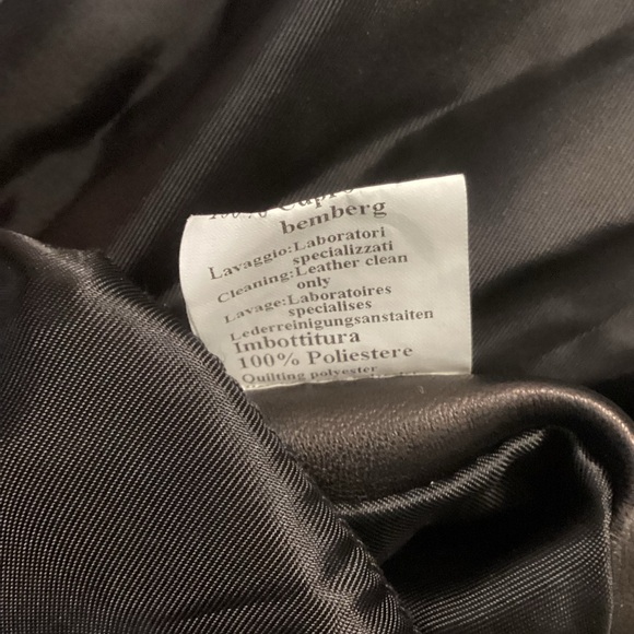 Oxxford Clothes ULTRA Soft Leather Jacket **RARE** Made in Italy XL 44 US - Picture 7 of 9